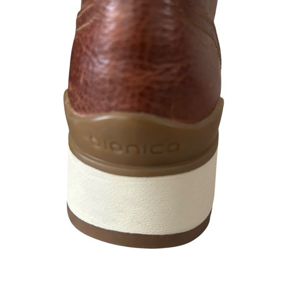 Bionica Women Dalton Red Lace Up Brown Leather Waterproof Hiking Boots Size 7.5 - Picture 10 of 10